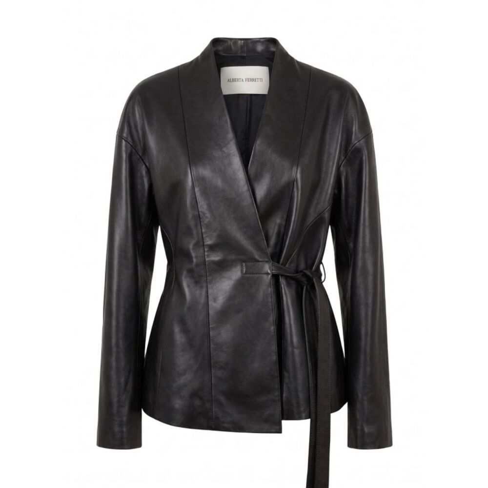 Alberta Ferretti Women Leather Jacket